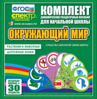 Динамические раздаточные пособия. Окружающий мир (веера). Животные и растения, дорожные знаки. - fgospostavki.ru - Саратов