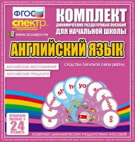 Динамические раздаточные пособия. Английский язык (веера). Английские местоимения, английские предлоги. - fgospostavki.ru - Саратов