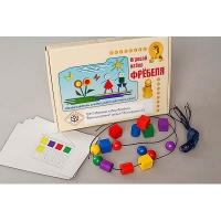 Игровой набор Фребеля "Бусы-шнуровка" (серия "Эксперимент") - fgospostavki.ru - Саратов