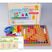Игровой набор Фребеля "Мозаика со шнуровкой" (серия "Эксперимент") - fgospostavki.ru - Саратов