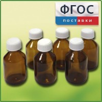 Набор склянок для растворов реактивов 30 миллилитров (6 штук) - fgospostavki.ru - Саратов