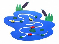 Сенсомоторное декоративно-развивающее панно "Река" - fgospostavki.ru - Саратов