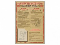Стенд-уголок "Техника безопасности на уроках труда" - fgospostavki.ru - Саратов