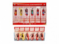Электрифицированный стенд-тренажер "Эксплуатация огнетушителей" с разрезными агрегатами - fgospostavki.ru - Саратов