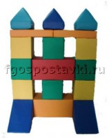 Мягкий модуль-конструктор "Башня" (17 элементов) - fgospostavki.ru - Саратов