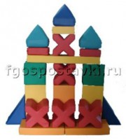 Мягкий модуль-конструктор "Башня" (21 элемент) - fgospostavki.ru - Саратов