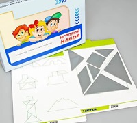 Игровой набор "Танграм" (с комплектом карточек) - fgospostavki.ru - Саратов