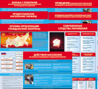 Комплект таблиц "Основы гражданской обороны (МЧС РФ)" 13 штук. - fgospostavki.ru - Саратов