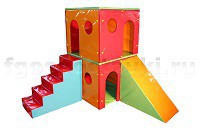 Домик игровой двухэтажный (комплект) - fgospostavki.ru - Саратов