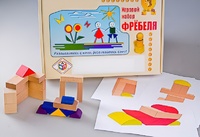Игровой набор Фребеля "Конструктор деревянный без соединений-2" (Серия "Эксперимент") - fgospostavki.ru - Саратов