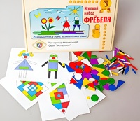 Игровой набор Фребеля "Конструктор плоскостной-4" (Серия "Эксперимент") - fgospostavki.ru - Саратов