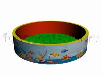 Сухой бассейн круглый с шелкографией - fgospostavki.ru - Саратов