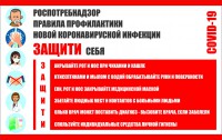 Плакат "Правила профилактики коронавируса" - fgospostavki.ru - Саратов