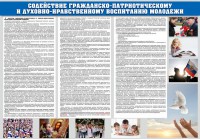 Стенд "Содействие гражданско-патриотическому и духовно-нравственному воспитанию молодежи" - fgospostavki.ru - Саратов