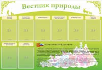 Стенд "Вестник природы" Вариант 4 - fgospostavki.ru - Саратов
