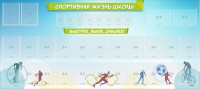 Стенд "Спортивная жизнь школы" - fgospostavki.ru - Саратов