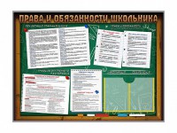 Стенд-уголок "Права и обязанности школьника" - fgospostavki.ru - Саратов