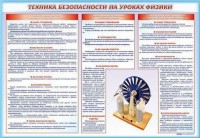 Стенд-уголок "Техника безопасности на уроках физики" - fgospostavki.ru - Саратов
