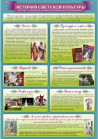 Стенд "История светской культуры" Вариант 2 - fgospostavki.ru - Саратов