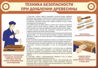 Стенд "Техника безопасности при долблении древесины" - fgospostavki.ru - Саратов