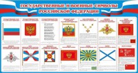 Стенд "Государственные и военные символы РФ" - fgospostavki.ru - Саратов