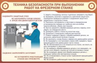 Стенд "Техника безопасности при выполнении работ на фрезерном станке" - fgospostavki.ru - Саратов