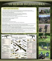 Стенд "Огневая подготовка" Вариант 3 - fgospostavki.ru - Саратов
