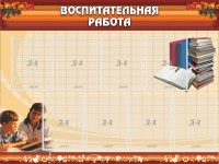 Стенд "Воспитательная работа" - fgospostavki.ru - Саратов