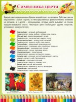 Стенд "Символика цвета" - fgospostavki.ru - Саратов