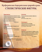 Стенд "Стилистические фигуры" Вариант 2 - fgospostavki.ru - Саратов