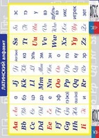 Таблица "Латинский алфавит" (винил) - fgospostavki.ru - Саратов