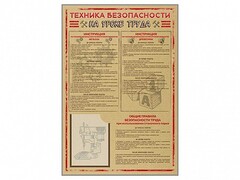 Стенд-уголок "Техника безопасности на уроках труда" - fgospostavki.ru - Саратов