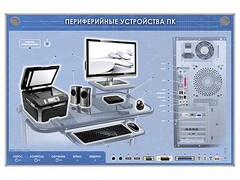 Электрифицированный информационный стенд-тренажер "Периферийные устройства персонального компьютера" с функцией контроля и обучения - fgospostavki.ru - Саратов