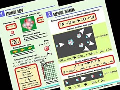 Комплект таблиц "Физика атомного ядра" (10 таблиц, формат А1, ламинированные) - fgospostavki.ru - Саратов