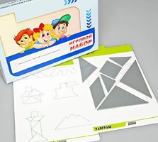 Игровой набор "Танграм" (с комплектом карточек) - fgospostavki.ru - Саратов