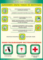 Таблица "Выполняйте опыты только по инструкции" (100х140 сантиметров, винил) - fgospostavki.ru - Саратов