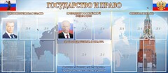Стенд "Государство и право" - fgospostavki.ru - Саратов