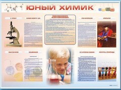 Стенд-уголок "Юный химик" - fgospostavki.ru - Саратов
