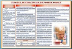 Стенд-уголок "Техника безопасности на уроках химии" - fgospostavki.ru - Саратов
