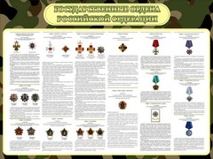 Стенд "Государственные ордена РФ" - fgospostavki.ru - Саратов
