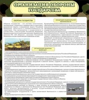 Стенд "Организация обороны государства" - fgospostavki.ru - Саратов