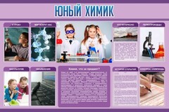 Стенд "Юный химик" Вариант 2 - fgospostavki.ru - Саратов