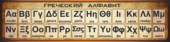 Стенд "Греческий алфавит" - fgospostavki.ru - Саратов