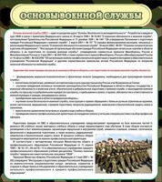 Стенд "Основы военной службы" - fgospostavki.ru - Саратов