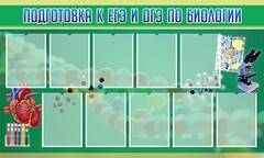 Стенд "Подготовка к ЕГЭ и ОГЭ по биологии" Вариант 2 - fgospostavki.ru - Саратов