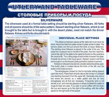 Стенд "Столовые приборы и посуда" - fgospostavki.ru - Саратов