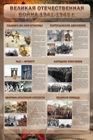 Стенд "Великая отечественная война (события)" - fgospostavki.ru - Саратов