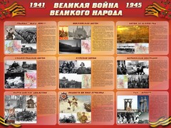 Стенд "Великая война Великого народа" Вариант 1 (9 блоков) - fgospostavki.ru - Саратов