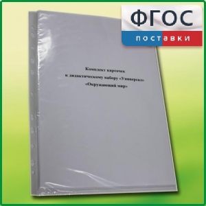Комплект карточек к дидактическому набору «Универсал большой» «Окружающий мир» - fgospostavki.ru - Саратов
