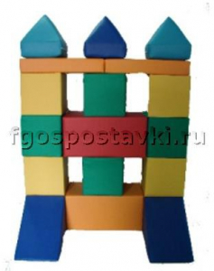Мягкий модуль-конструктор "Башня" (17 элементов) - fgospostavki.ru - Саратов